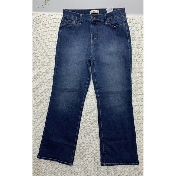 Levi's 512 Jeans Women's 14 S/C Perfectly Slimming Bootcut Blue Denim Stretch - Picture 3 of 9
